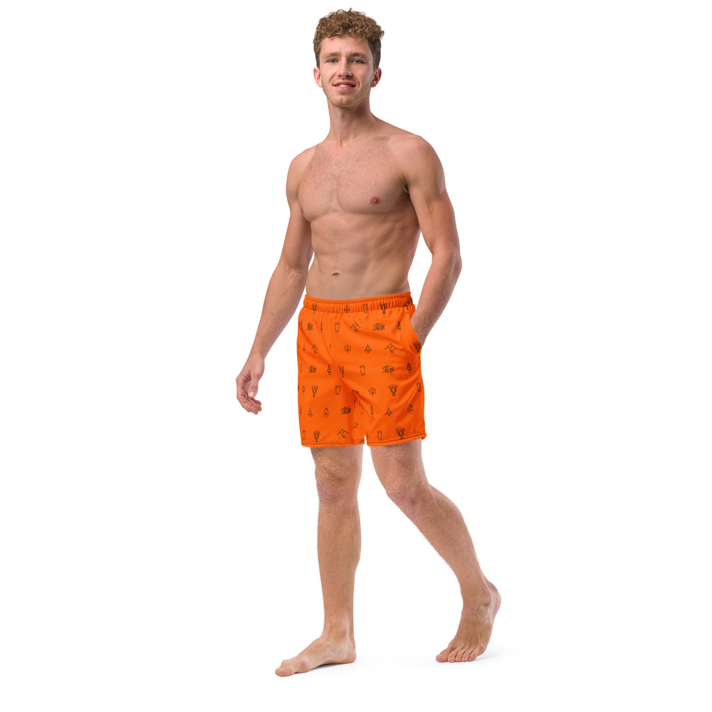 NEAF Icon Swim Trunks - Orange