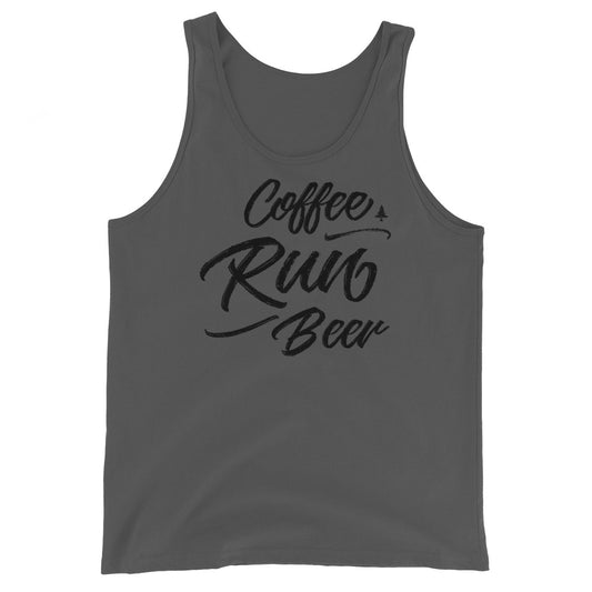 Coffee Run Beer Cotton Tank Top - Unisex