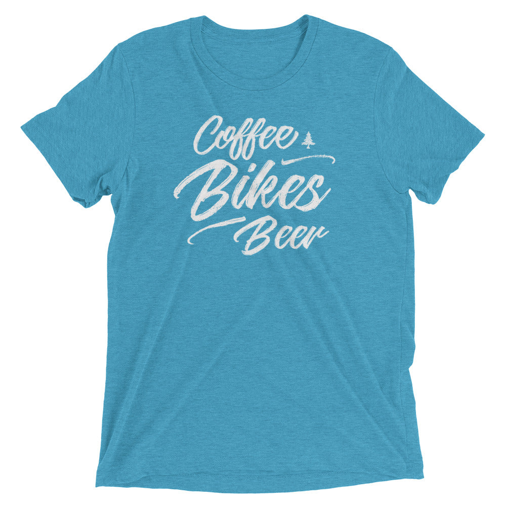 Coffee Bikes Beer W Tri-Blend Tee - Unisex