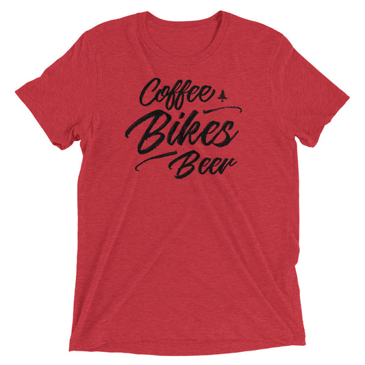 Coffee Bikes Beer Tri-Blend Tee - Unisex