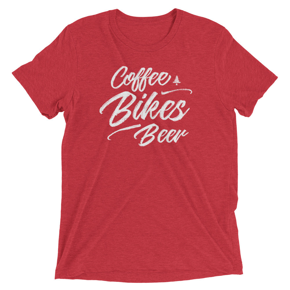 Coffee Bikes Beer W Tri-Blend Tee - Unisex