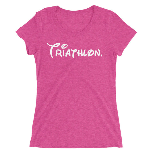Triathlon is Magical Tri-Blend Tee - Womens